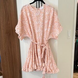 Storia Blush Floral Patterned Top